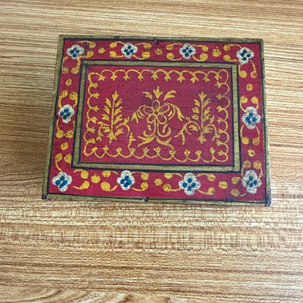 Cost Plus World Market Shekhawati Painted Box